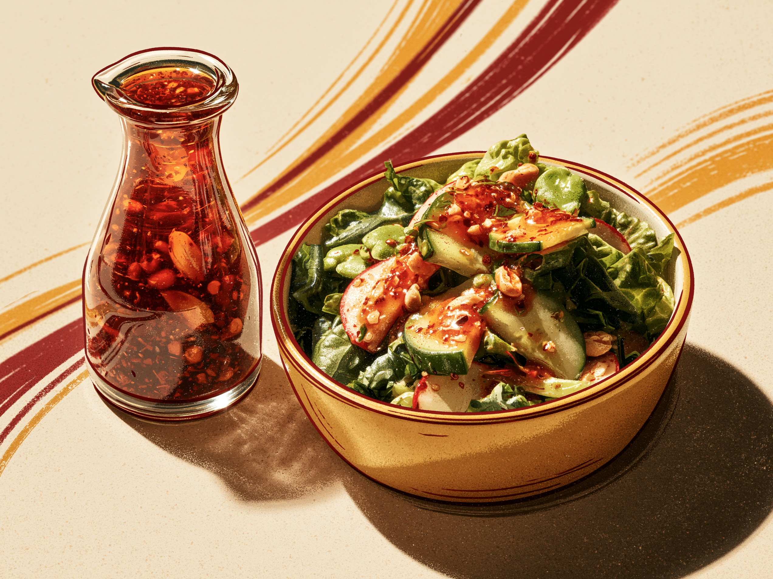 Yo Amma Chili Crisp Vinaigrette