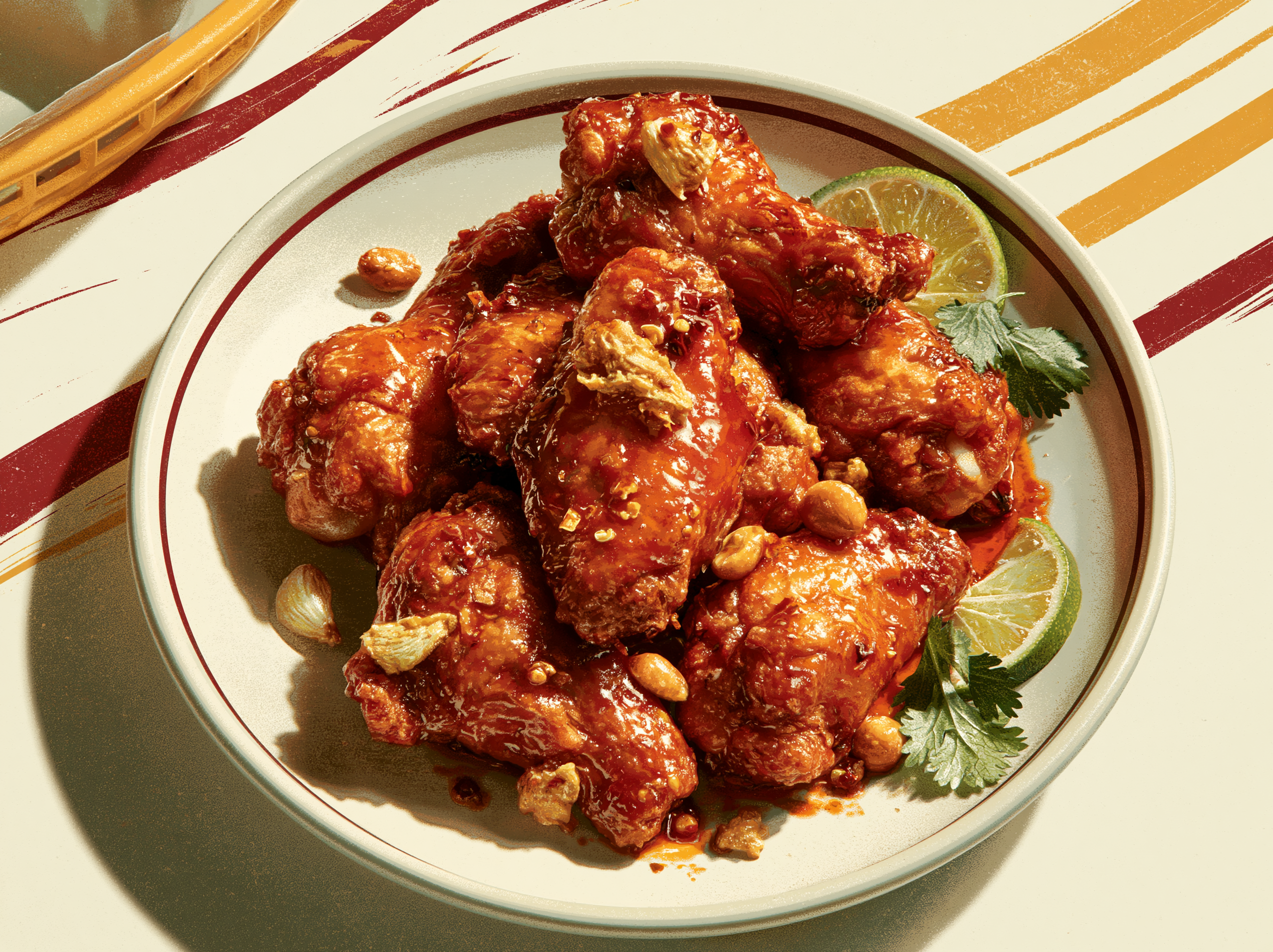 Sticky Chili Crisp Wings