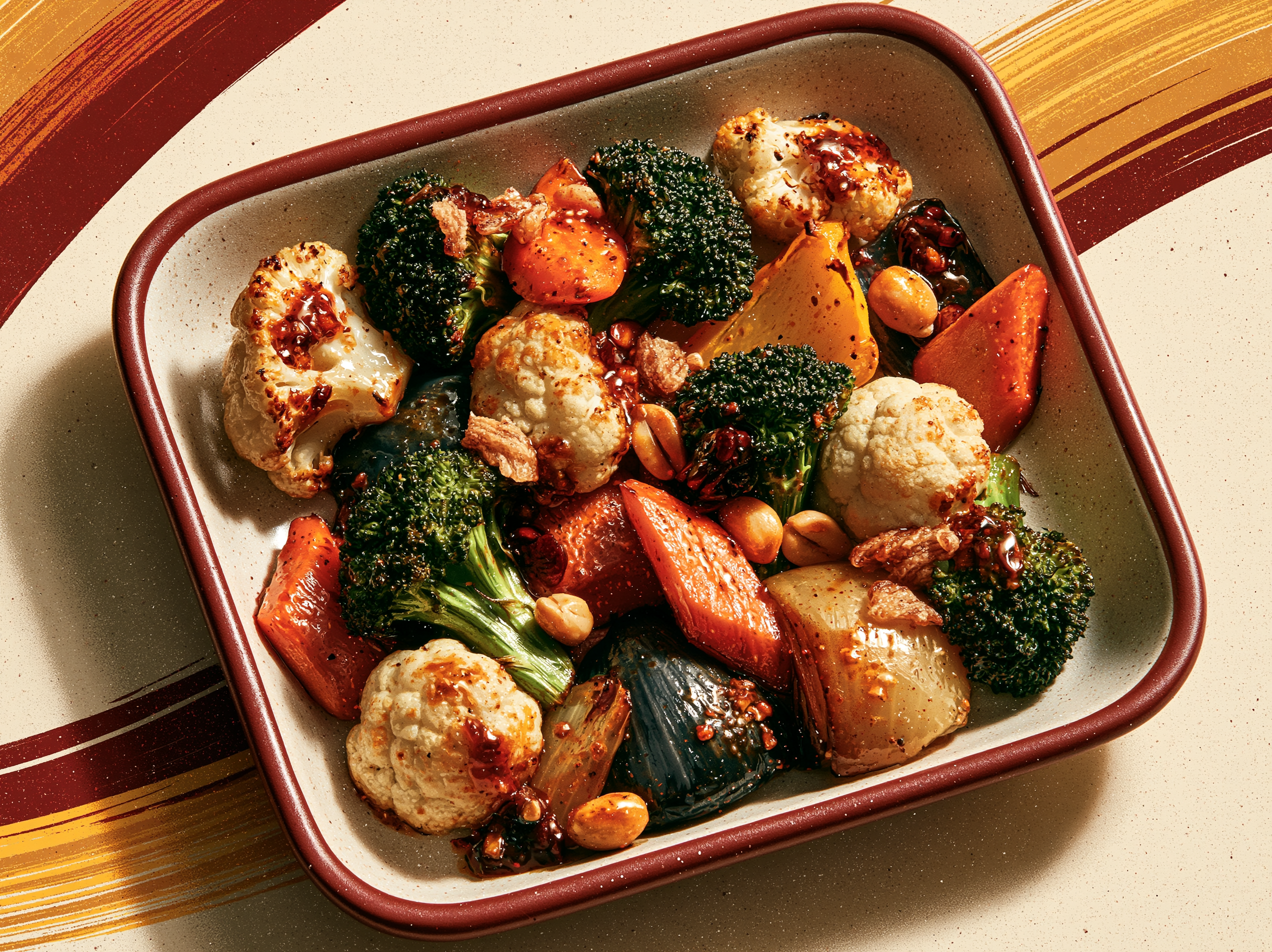 Chili Crisp Sheet Pan Vegetables