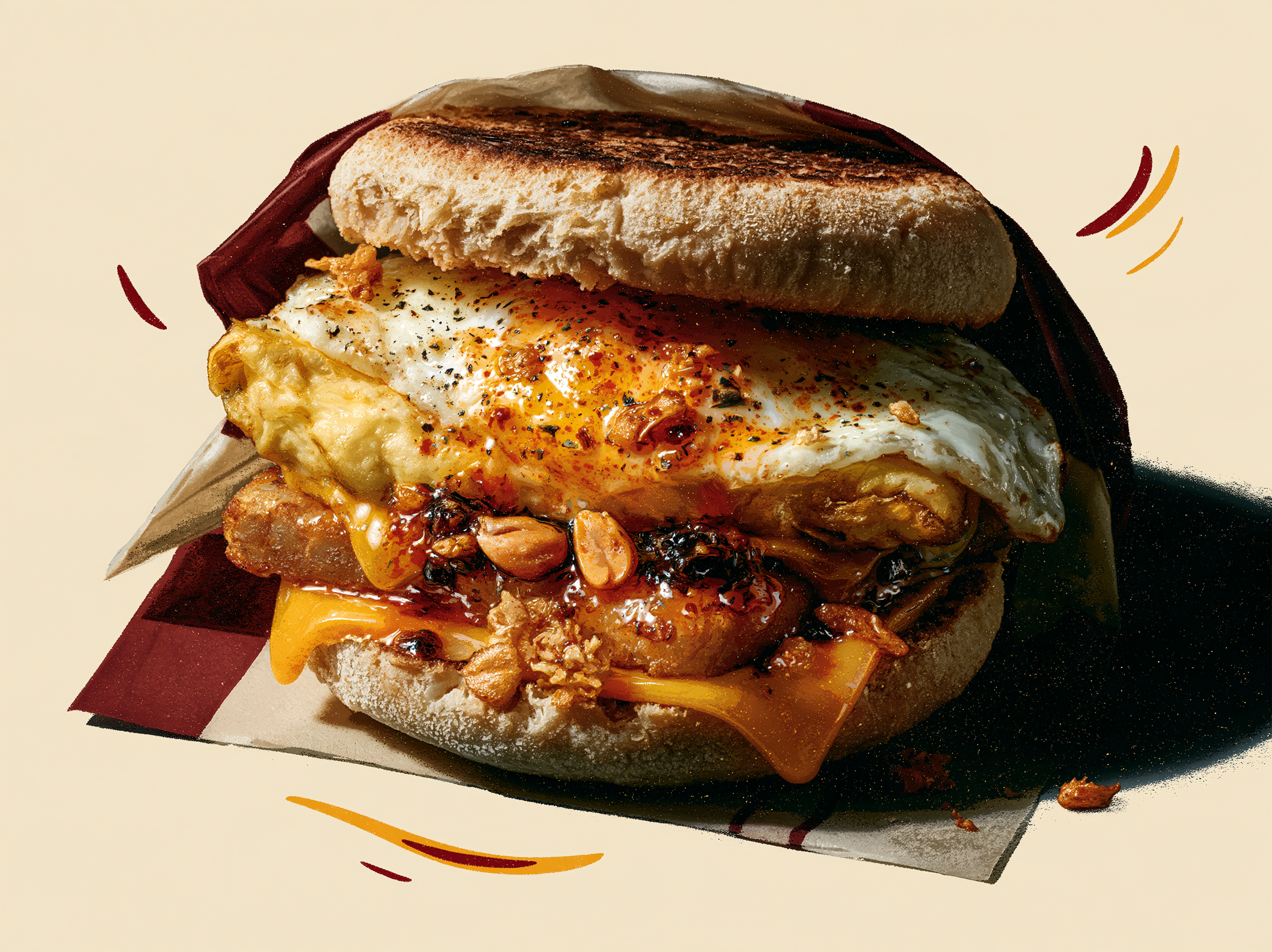 Chili Crisp Breakfast Sandwich