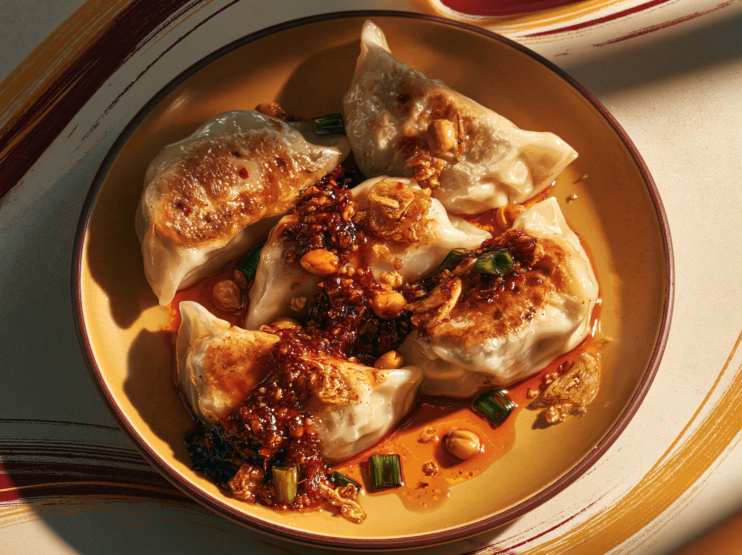 Chili Crisp Dumplings