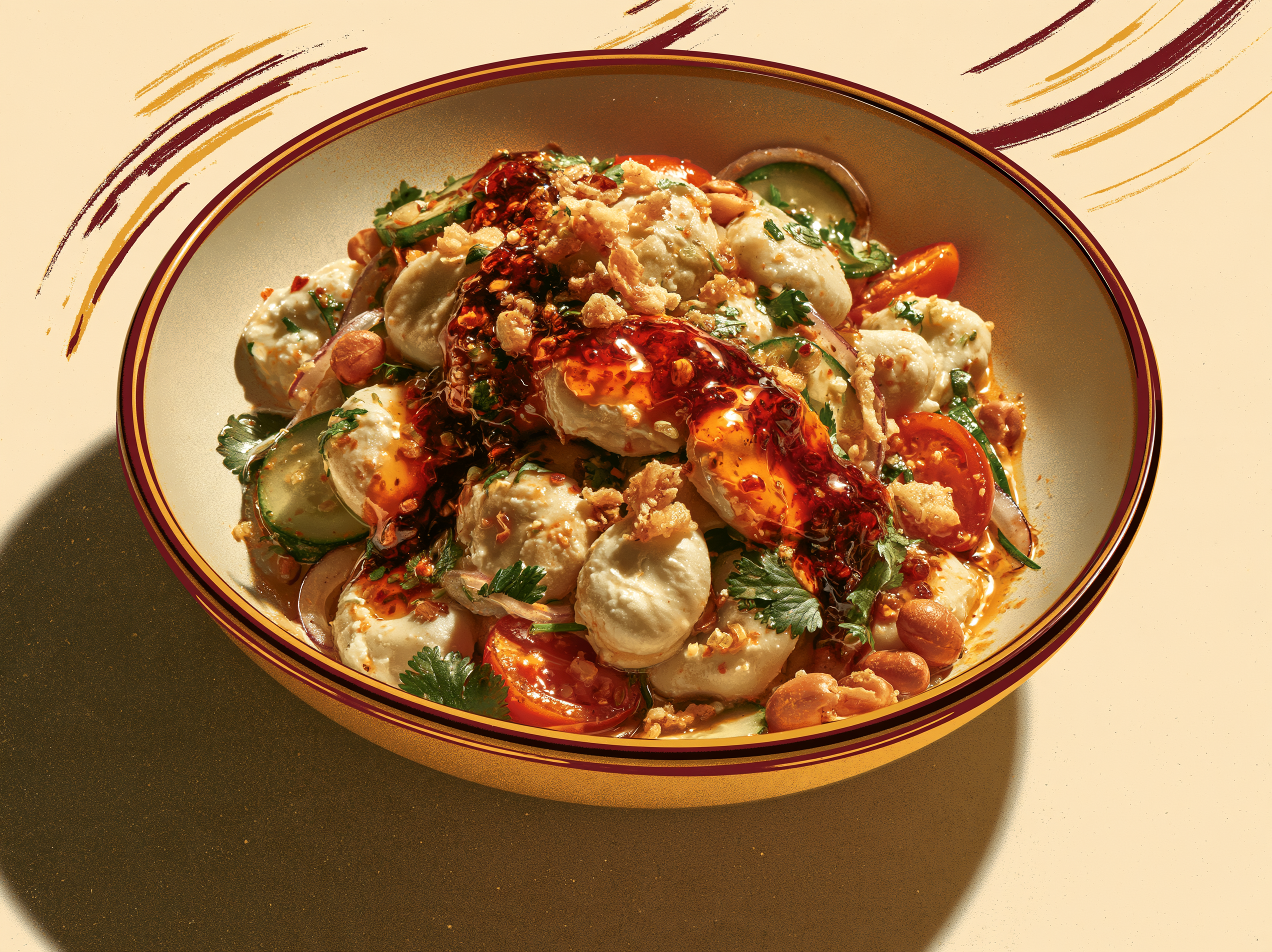 Chili Crisp Butter Bean Salad
